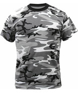 XS Short Sleeve Tshirt CITY CAMO Camouflage Gray Tee Shirt Military Roth... - £9.43 GBP