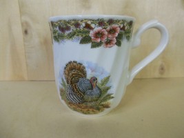Vintage Turkey Mug Queen&#39;s China Made in Columbia 4 Inch Archive Collection - £11.94 GBP