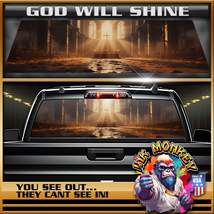 God Will Shine - Truck Back Window Graphics - Customizable - £46.31 GBP+