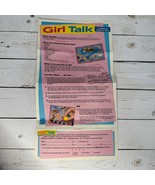 Vintage 1988 Girl Talk Board Game Instructions - $4.99