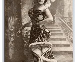 Burlesque Can Can Risque Dancer w Cane UNP UDB Postcard L19 - $19.75