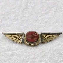 Continental Airlines Wings Pin Vintage Plastic - £6.78 GBP