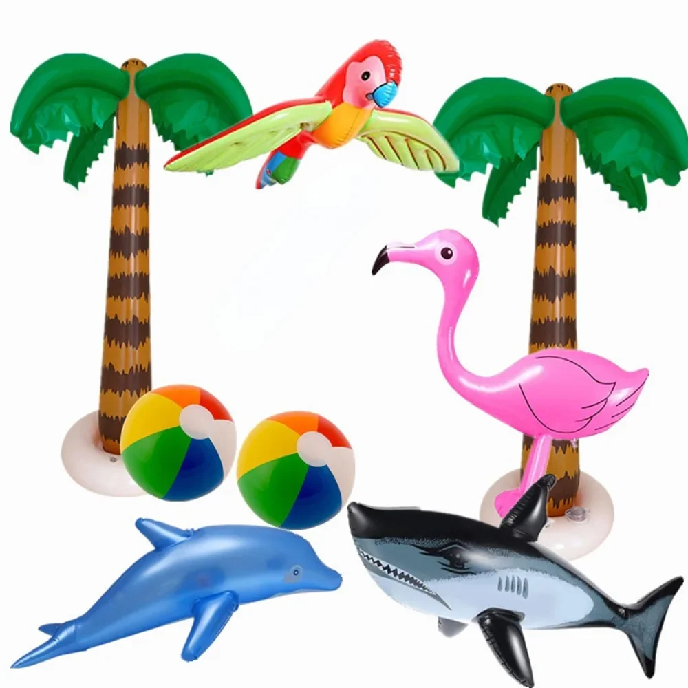 Inflatable Flamingo Toys for Children Inflatable Swimming Pool Float Toy... - $4.54+