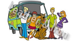 New Scooby Doo Mystery Machine Pose Design Checkbook Cover - £7.95 GBP