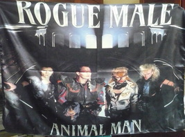 ROGUE MALE Animal Man FLAG CLOTH POSTER BANNER TAPESTRY Heavy Metal - £15.80 GBP