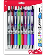 Pentel® Energel Rtx Pens, 0.7 Mm, Medium Point, 8-Pack, Assorted Ink Col... - $38.93