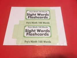 Fry&#39;s Ninth Hundred Words - PRINTED &amp; UNCUT - Sight Word Flash Cards - £5.61 GBP