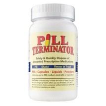 Pill Terminator 64399 Safe Pill Disposal Container For Prevent Drug Misuse - $21.06