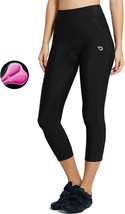 BALEAF Women&#39;s Padded Bike Pants Cycling Capris Biking Tights Bicycle Sh... - $44.99