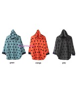 Japan Polka Dot Bat Sleeve Hooded Pull Over Knit Shirt! FREE SHIPPING - $214.19 MXN
