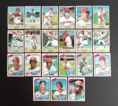 1979 &amp; 1980 O-Pee-Chee OPC Cincinnati Reds Baseball Card Lot NM+ (21 Diff Cards) - £19.97 GBP