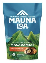 mauna loa Dark chocolate Sea Salt Caramel macadamia nuts 8 oz bag (Pack of 4) - £105.09 GBP