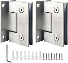 Heavy Duty 90 Degree Glass Door Cupboard Showcase Cabinet Clamp, Glass S... - $37.94