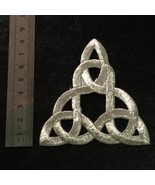 Trinity Celtic Knot Embroidered Patch Stencil Appliques Triquetra Iron O... - £14.25 GBP