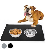 Silicone Dog Cat Bowl Mat Non-Stick Food Pad Water Cushion Waterproof 18... - £14.11 GBP