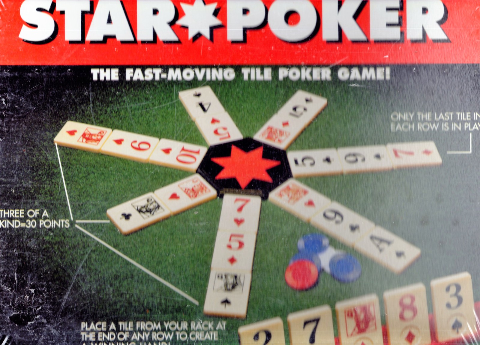 Star Poker Tile Game by Pressman (Brand New &amp; Factory Sealed) - $14.00