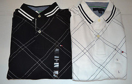 Tommy Hilfiger Mens Polos  Sizes   M or L    NWT White or Black - $39.99