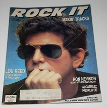 Lou Reed Rock It Magazine Vintage 1986 Ron Nevison Alcatrazz Husker Du - $24.99