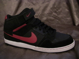 Men&#39;s Nike Mogan 407360 Black/Red Leather Sneakers Shoes   Right Shoe Only - £11.85 GBP