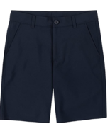 IZOD Boys&#39; School Uniform Flat Front Stretch Performance Short Navy Size... - $9.63