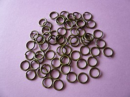 Bronze Color Metal Jump Rings 7mm - £1.57 GBP
