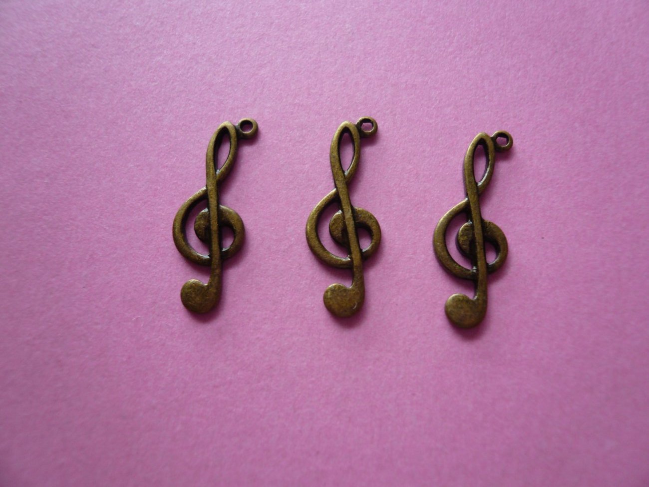 Primary image for Treble Clef Musical Note Charms 10PCS
