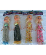4 Fashion Dolls dress with different color pants - NEW - $169.65 MXN