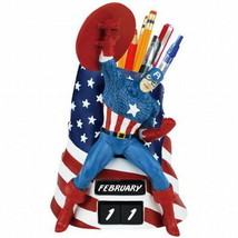 Marvel Comics Captain America American Flag Perpetual Calendar NEW UNUSED - £19.07 GBP