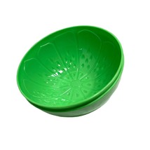 New Greenbrier Lime Cereal Bowl Large Hard Plastic Set of 2 Green Deep 6 in Diam - £7.90 GBP
