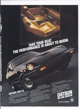 1982 Datsun 280-ZX Print Ad Automobile car 8.5&quot; x 11&quot; - £15.38 GBP