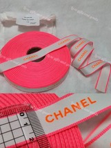 Chanel Mother&#39;s Day Gift Packaging Neon Pink &amp; Orange 50m Ribbon Roll - £105.60 GBP