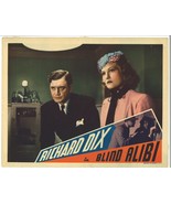 BLIND ALIBI (1938) RKO Crime Drama Richard Dix &amp; Whitney Bourne Dramatic... - $95.00