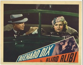 BLIND ALIBI (1938) RKO Crime Richard Dix &amp; Whitney Bourne in Vintage Convertible - £59.96 GBP