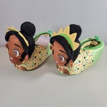 Disney Tiana The Princess and the Frog Slippers Shoes Girls Size 7-8 Wit... - $10.99