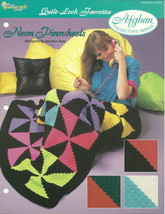 Needlecraft Shop Crochet Pattern 932040 Neon Pinwheels Afghan Collectors Series - £2.35 GBP