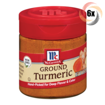 6x Shakers McCormick Ground Turmeric Seasoning | .95oz | Deep Flavor &amp; Color - £20.83 GBP
