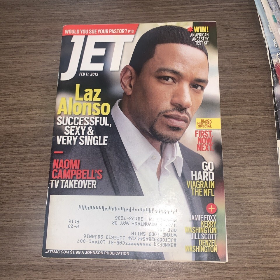 Jet Magazine Feb 11, 2013, Lazarus Alonso,Naomi Campbell, Jamie Foxx, Jill Scott Item image 2