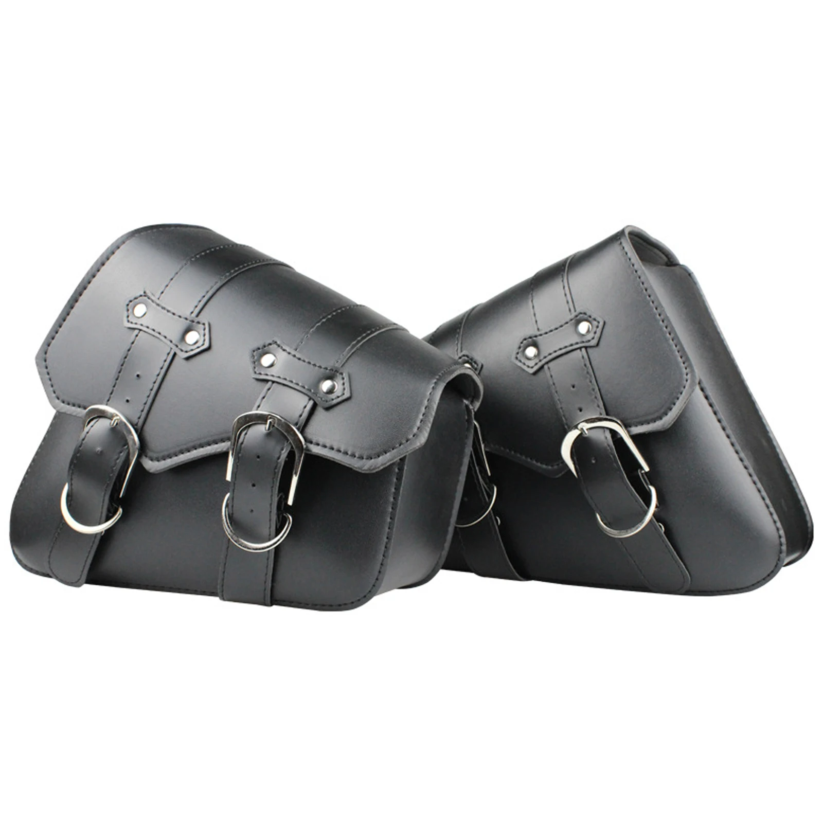 Motorcycle Side Swingarm Bag Waterproof Saddlebag Swing Arm Bags  Softail Models - £206.46 GBP