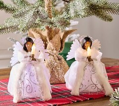 Mr. Christmas Set of 2 Fiberoptic Angel Ornaments - $193.99
