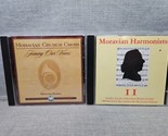 Lot of 2 Moravian Music CDs: Moravian Church Choir, Moravian Harmonies II - $23.74