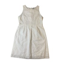 New Old Navy Size 12 Sleeveless Dress Summer White Eyelet Midi Lined Dre... - £17.86 GBP