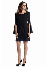 MSK Bell-Sleeve Shift Dress With Gold-Tone Chain Belt  Plus   3X      $84 - £23.25 GBP