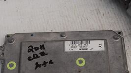 2011 Honda CR-Z Ecm Ecu Control Module w/ Ignition & Key 37820-RTW-A55 image 2