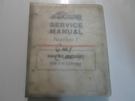 1990 MerCruiser # 7 Marine Engines GM V-6 V6 Cylinder Service Manual BINDER OEM - £29.14 GBP