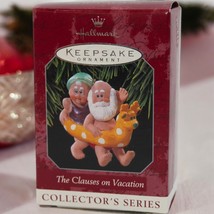 Vintage Hallmark Ornament The Clauses On Vacation Collectors Series 1998 NEW - £15.19 GBP