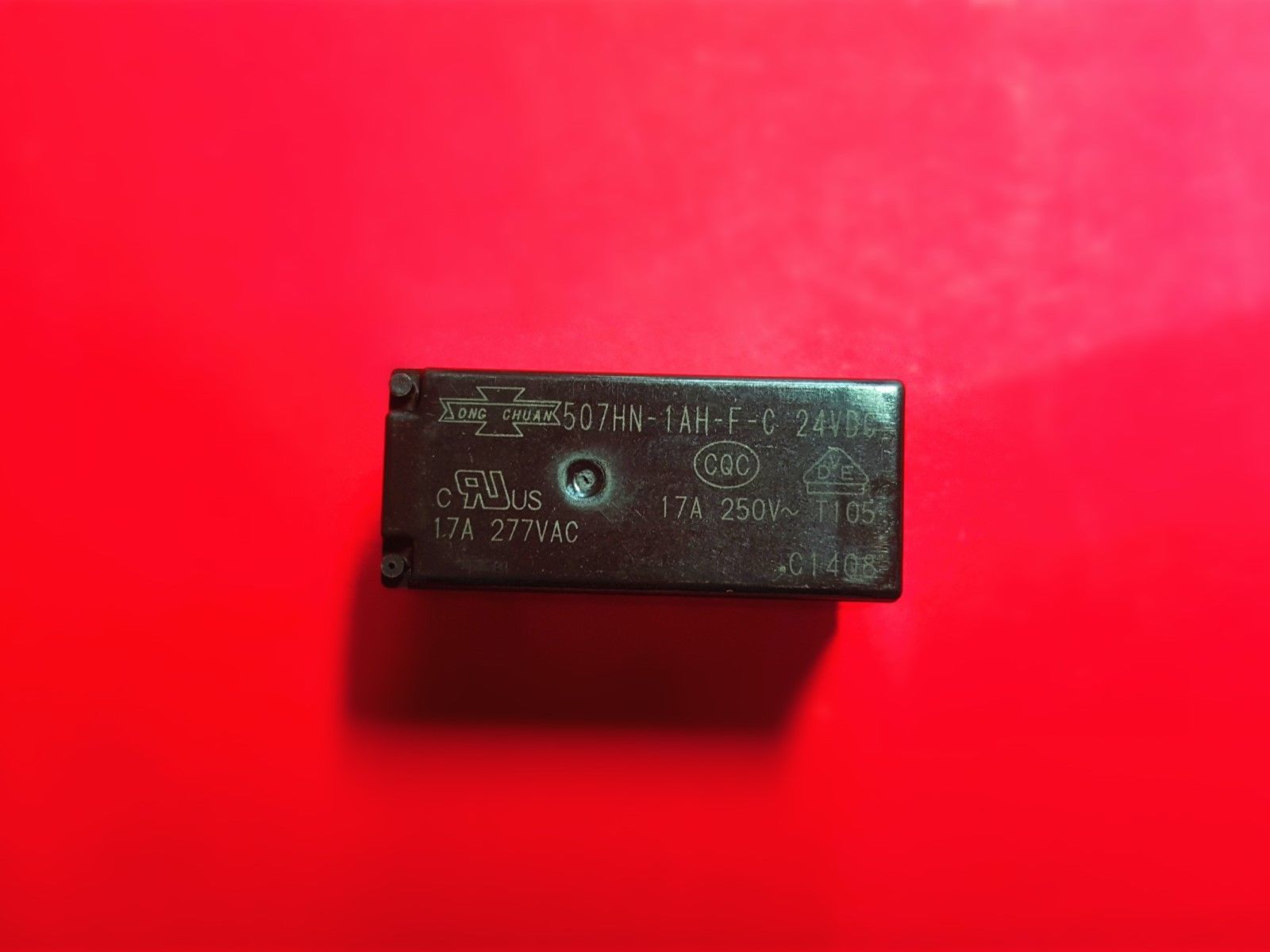 507HN-1AH-F-C, 24VDC Relay, SONG CHUAN Brand New!!