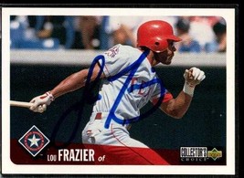 Lou Frazier Signed Autographed Baseball Card - Texas Rangers - £3.92 GBP
