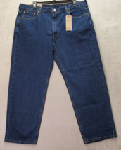Levi&#39;s 550  Jeans Men Size 44 Blue Denim Cotton Pockets Relaxed Fit Stra... - £25.35 GBP