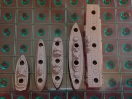 Ensemble De 5 1971 Battleship Stratégie Board Jeu #4730 Bateaux Pièces R... - $211.97 MXN