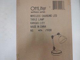 OttLite Wellness Series Wireless Charging LED Adjustable Executive Desk Lamp - £27.39 GBP